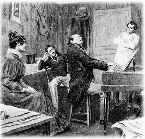 (Image by Pierre Vidal, from "The Human Comedy: Philosophic and Analytic Studies," Volume IV, Philadelphia: George Barrie & Son, 1899, Public Domain)