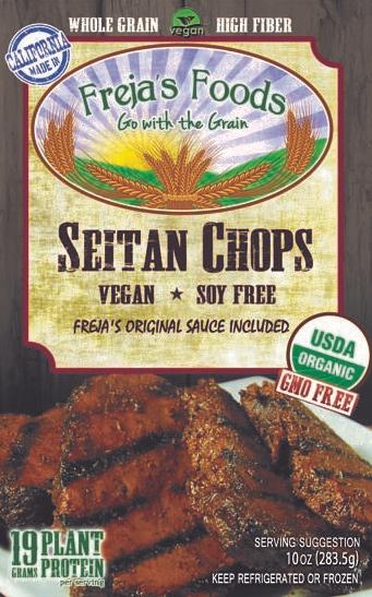 Seitan Chops by Freja's Foods. (Courtesy of Freja's Foods)