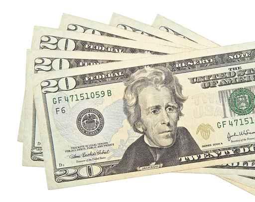 Current US $20 bills. (Fotolia/AP Images)