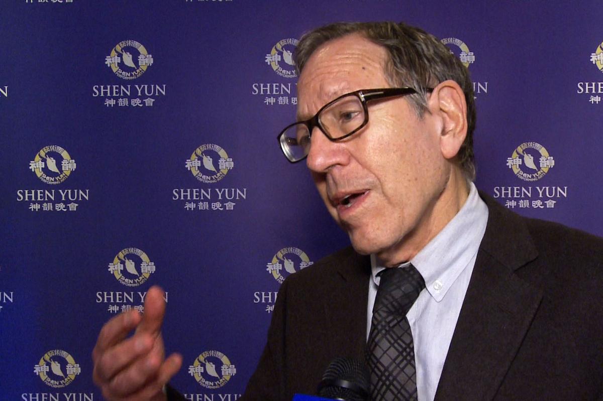 Former Canadian MP Irwin Cotler says Shen Yun is a 'very hopeful performance' after seeing the show at the Sony Centre for the Performing Arts on April 21, 2016. (NTD Television)