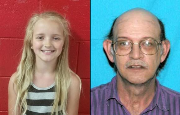 9-year-old Carlie Trent has been missing since May 4; she was taken out of school early by her uncle, Gary Simpson. (Photos courtesy of the Tennessee Bureau of Investigation)