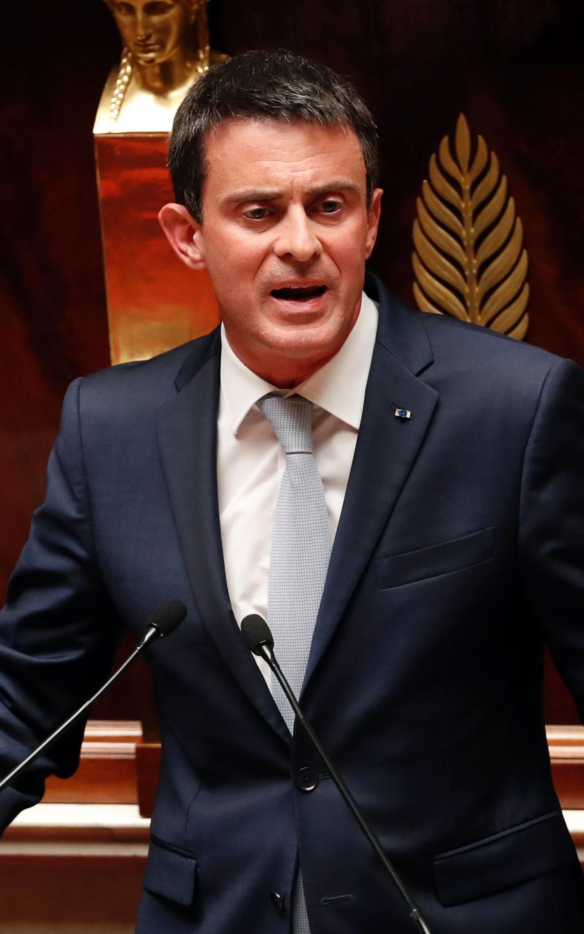 Manuel Valls at the French National Assembly in Paris on July 19, 2016. (Francois Guillot/AFP/Getty Images)