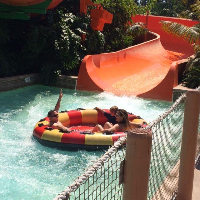 The Orange Rush slide at the Water Park. (Beverly Mann)