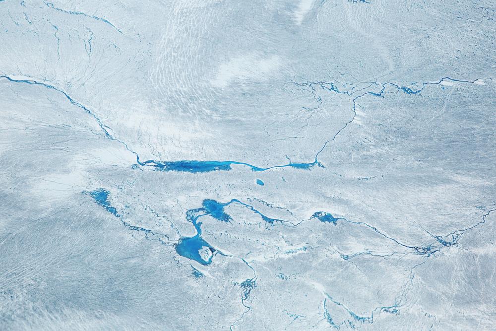 A file photo of the Greenland ice sheet, which covers about 80 percent of Greenland. (Milan Petrovic/Shutterstock)