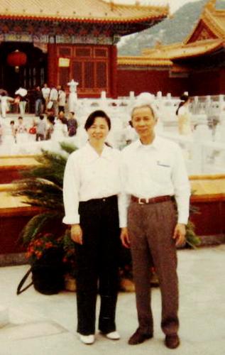 Luo Muluan and Zhang Mengye in China. (Courtesy of Luo Muluan)