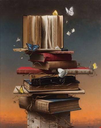 First Place Still Life Category: Books and Butterflies by Steven Levin.