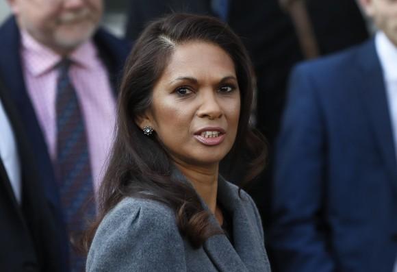 Gina Miller, a founder of investment management group SCM Private, arrives at The Supreme Court in London, on Dec. 5, 2016. (AP Photo/Kirsty Wigglesworth)