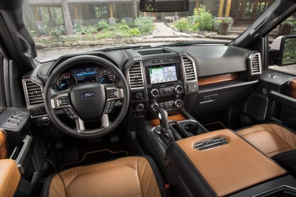 The interior of the F-150. (Courtesy of Ford)