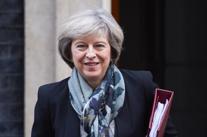 British Prime Minister Theresa May in London on Nov. 16, 2016. (NIKLAS HALLE'N/AFP/Getty Images)