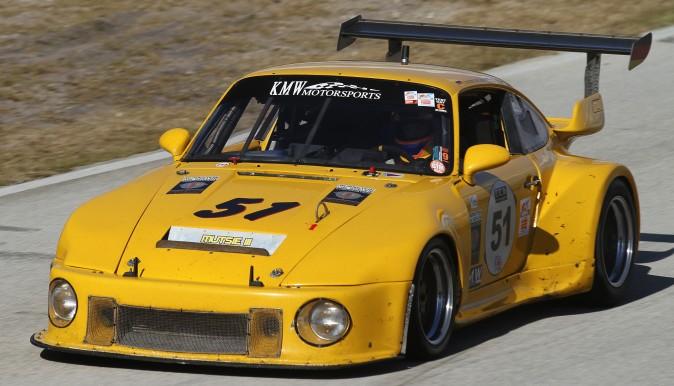 Kevin Wheeler, Hartmut Von Seelen, and Jonathon Ziegelman won Group F in their #51 1974 Porsche 911 RSR. (Chris Jasurek/Epoch Times)