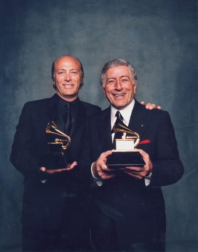Tony Bennett with his son Danny at the 2007 Grammy Awards. (Courtesy TonyBennett.com)