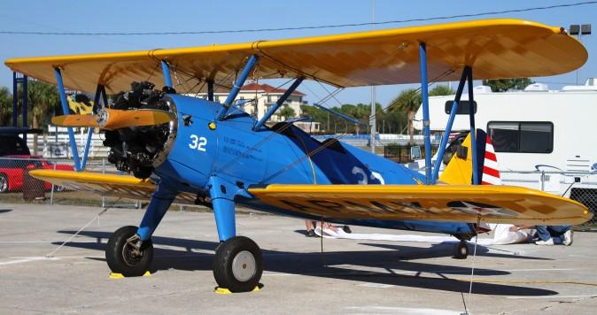 A Boeing/Stearman PT-17, used by the U.S. Army Air Force to train many WWII pilots. (Chris Jasurek/Epoch Times)