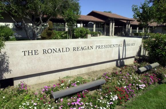 The Ronald Reagan Presidential Library is seen in Simi Valley, Calif. on Jun. 5, 2004. (Photo by Ringo H.W. Chiu/Getty Images)