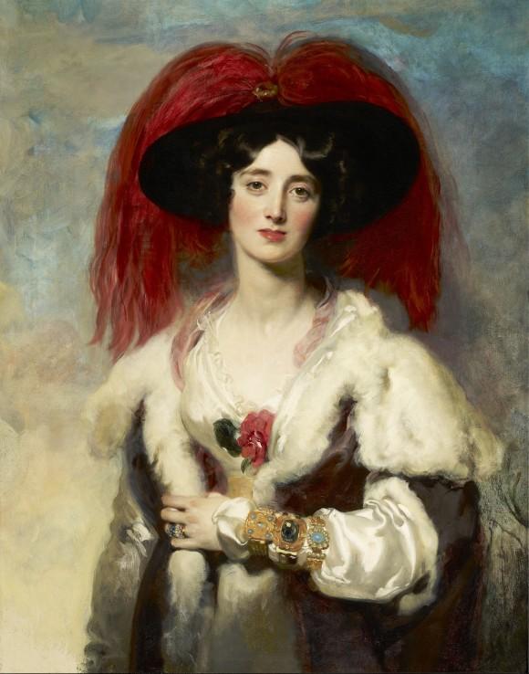 "Julia, Lady Peel," 1827, by Sir Thomas Lawrence (1769–1830). Oil on canvas, 35 3/4 inches by 27 7/8 inches. The Frick Collection. (Michael Bodycomb)