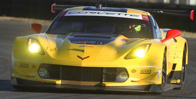 Fat tires, aggressive splitters, and wide wings keep the GTLM cars glued to the track. (Chris Jasurek/Epoch Times)