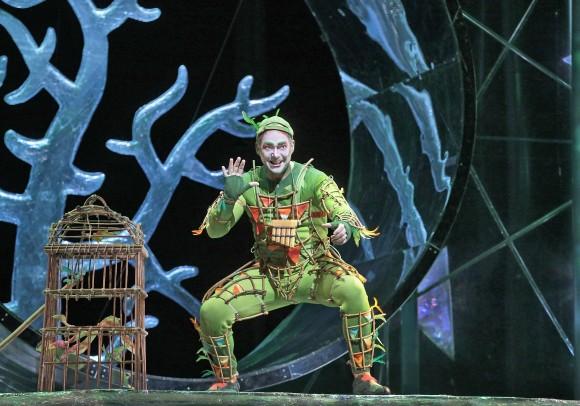Christopher Maltman as Papageno in the Met's production of Mozart's "The Magic Flute." (Ken Howard/Metropolitan Opera)