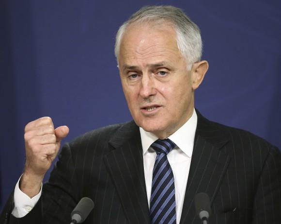 In this file photo, Australian Prime Minister Malcolm Turnbull speaks in Sydney. (AP Photo/Rick Rycroft, File)