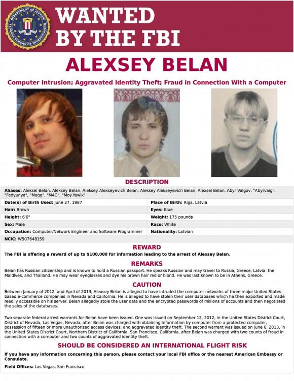 Wanted poster for Alexsey Belan. In a sweeping response to election hacking, President Barack Obama sanctioned Russian intelligence services and their top officials, kicked out 35 Russian officials and shuttered two Russian-owned compounds in the U.S. (FBI via AP)