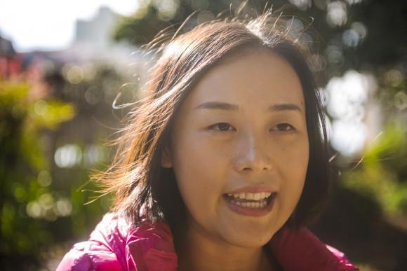Peiqi Gu grew up in China as an only daughter of two loving parents who valued education. (Cat Rooney/Epoch Times)