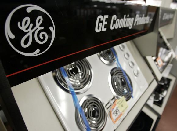 A General Electric stove on sale at a store in Mountain View, Calif. The Haier Group acquired the appliance division of General Electric in 2016. (AP Photo/Paul Sakuma)