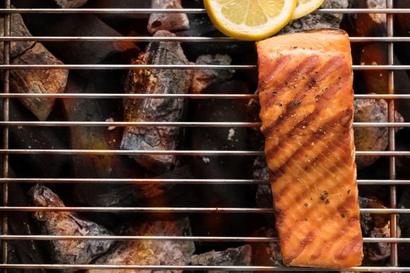 Barbecued fish has higher levels of HCA than microwaved fish. (Bon Appetit/Shutterstock)
