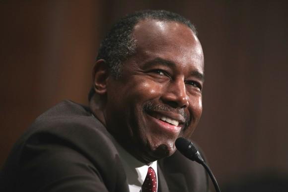 Secretary of Housing and Urban Development-designate Ben Carson testifies during his confirmation hearing before Senate Banking, Housing and Urban Affairs Committee on Capitol Hill in Washington, DC on Jan. 12, 2017. (Alex Wong/Getty Images)