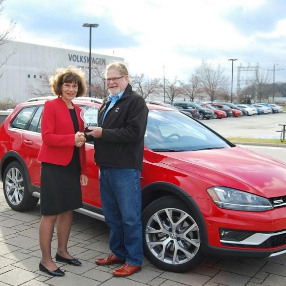(Left: Maria Stenström, president and CEO of Volkswagen Group Canada Inc., Right: David Taylor, CCOTY Committee Member) (David Taylor)