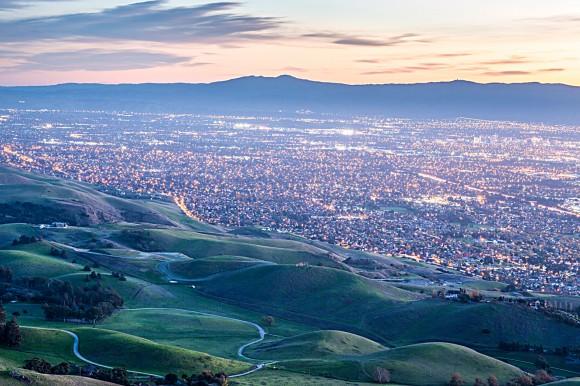 The Silicon Valley seen from Monument Peak near Milpitas, Calif., in this file photo. (Yuval Helfman/Shutterstock)