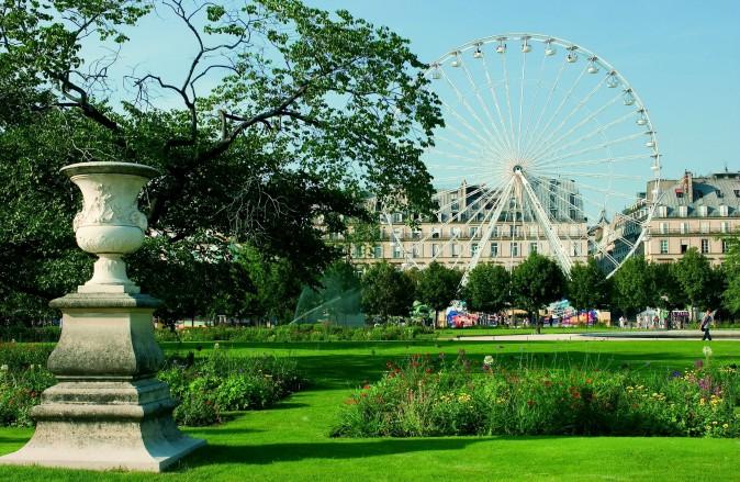 La Grande Roue, the 70-metre-high ferris wheel in the Tuileries Gardens at Place de la Concorde. (David Lefranc)