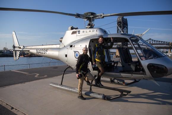 Epoch Times photographer Benjamin Chasteen and contributor Sibylle Eschapasse. (Joe Geyer/flyNYON)