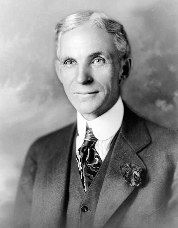 Portrait of Henry Ford. (public domain)