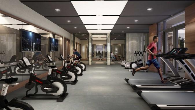 Rendering of  Valleymede Towers gym. (Courtesy Times Group)