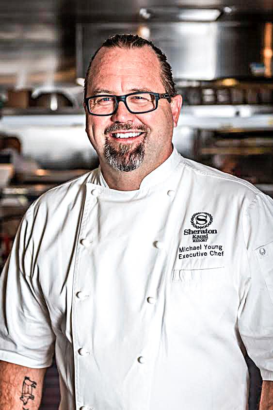 Michael Young is the executive chef at the Sheraton Kauai Resort in Kauai, Hawaii. (Courtesy of Michael Young)