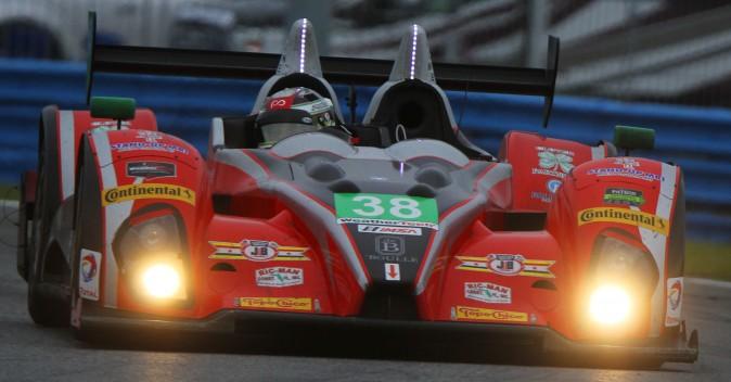 The #38 Performance Tech Oreca-Chevrolet has been in command of the Prototype Challenge class for most of the race.