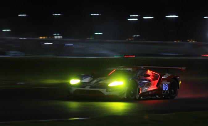 The #66 Ford0Ganassi Ford GT retained the lead in GTLM. (Chris Jasurek/Epoch Times)