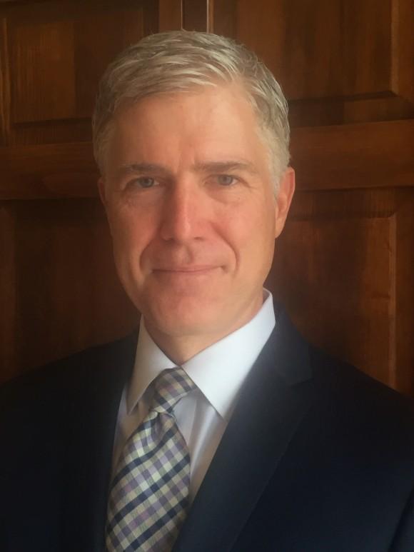 Judge Neil Gorsuch in this photo provided by the 10th U.S. Circuit Court of Appeals. (10th U.S. Circuit Court of Appeals via AP)