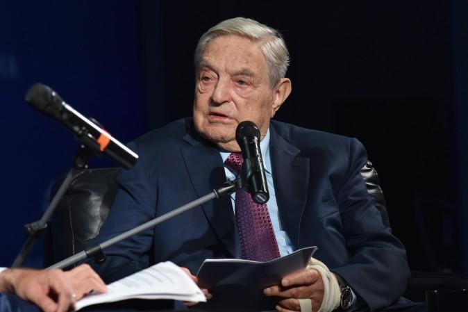 George Soros attends his Soros Fund Management and the Open Society Foundations in New York on Sept. 20, 2016. (Bryan Bedder/Getty Images for Concordia Summit)