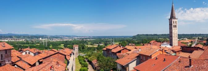 The Italian town of Candelo in Biella Province in this file photo. Biella is home to 20 of Italy's 500 families who host migrants. (Steve Sidepiece/Shutterstock)