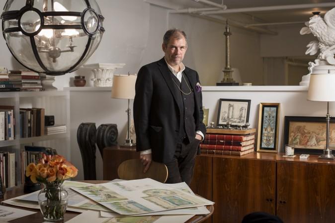 Richard Cameron, co-founder of Atelier & Co. architectural design firm in Williamsburg, Brooklyn, on Jan. 19, 2017. (Samira Bouaou/Epoch Times)
