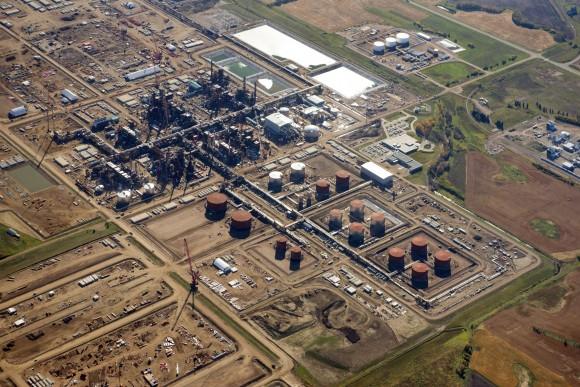 Aerial view of the North West Redwater Sturgeon Refinery. (Courtesy of North West Redwater)