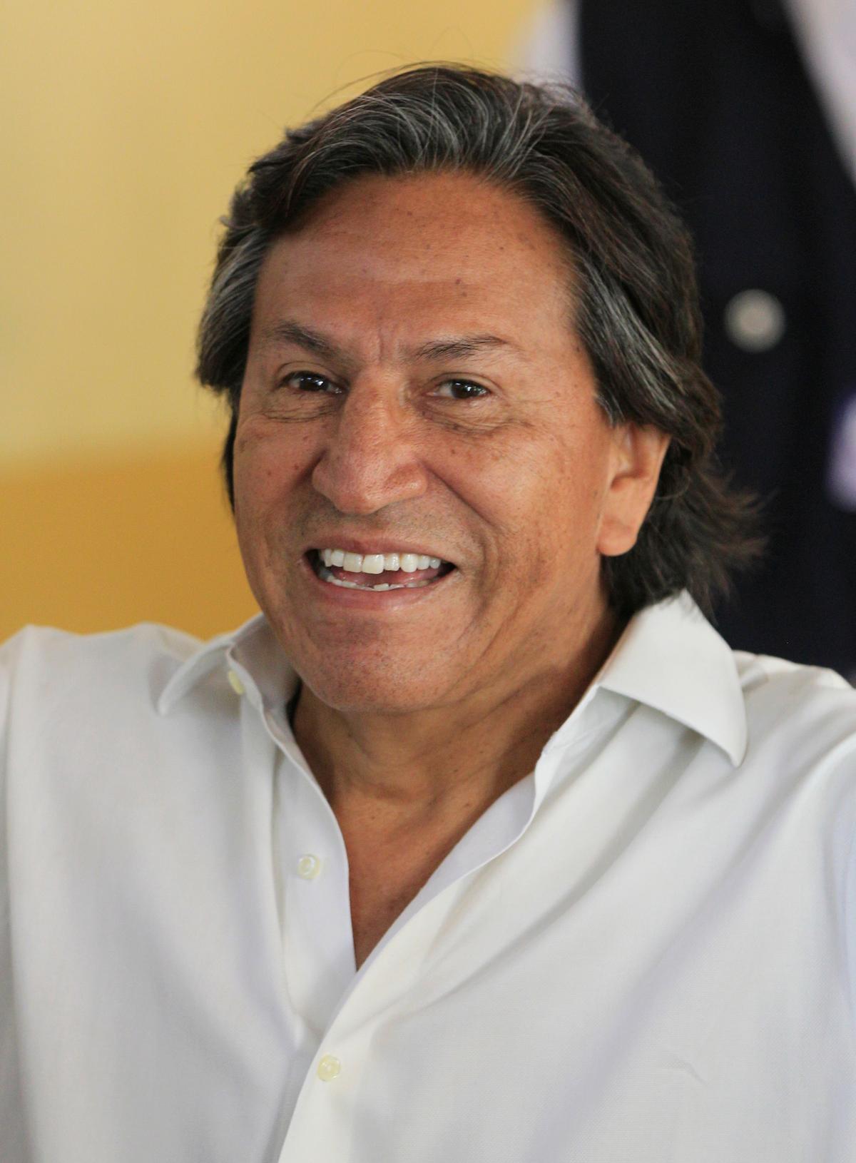 Alejandro Toledo after voting in the general elections, in Lima, Peru on April 10, 2011. (AP Photo/Martin Mejia)