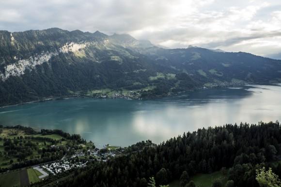 Lake Brienz, one of two lakes surrounding Interlaken, the other being Lake Thun. (Mohammed Reza Amirinia)