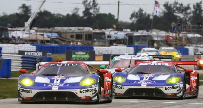Ford-Ganassi will be back with the two-car attack which netted the team fourth and fifth in class in 2016. After a season of success, including 24-hour wins at Le Mans and Daytona, the Ford GTs might be considered the favorites. (Chris Jasurek/Epoch Times)