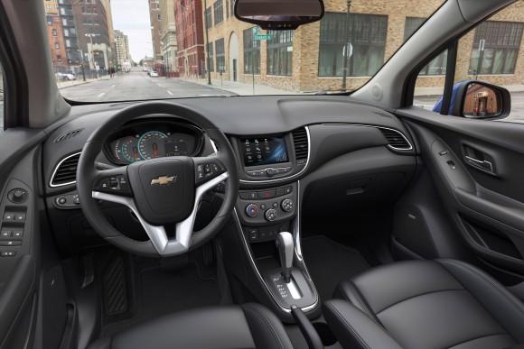 The interior of the 2017 Trax. (Courtesy of Chevrolet)
