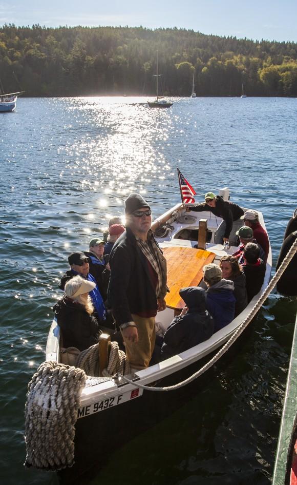 Morning excursions, here to North Haven Island, provide a chance to stretch one's legs. (Channaly Philipp/Epoch Times)