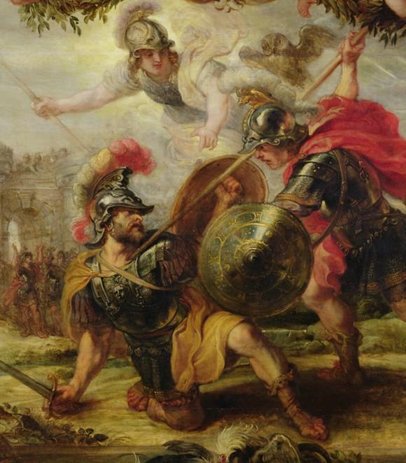 "Achilles Slays Hector" by Peter Paul Rubens. (Public Domain)