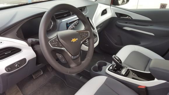 Interior (front) of Chevrolet Bolt EV Premier (Courtesy of David Taylor)