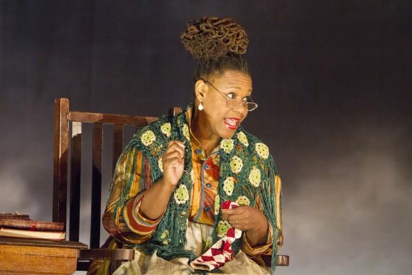 Kecia Lewis plays the down to earth Maggie in "The Skin of Our Teeth." (Henry Grossman)