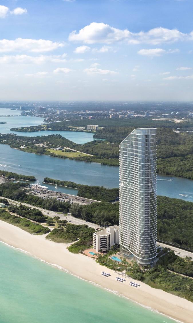 Rendering of The Ritz-Carlton Residences, Sunny Isles Beach, developed by Fortune International Group and Château Group. (Courtesy Pordes Residential)