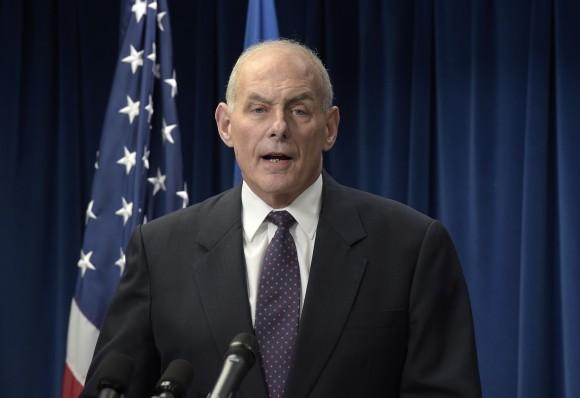 Homeland Security Secretary John Kelly at the U.S. Customs and Border Protection office in Washington on March 6, 2017. (AP Photo/Susan Walsh)